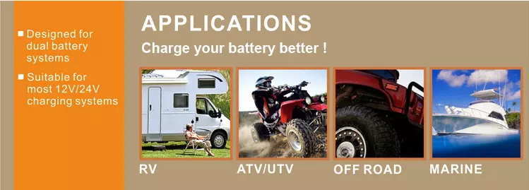  12V 140A dual battery kits for ATV RTV_5 